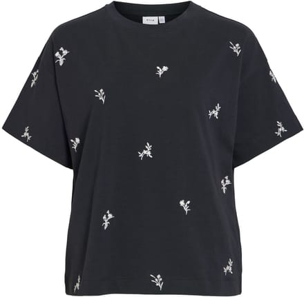 VILA T-shirt Katoenen