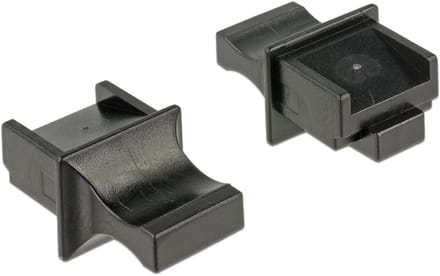 stopcontactbeveiliging RJ-45 Zwart 10 stuk(s)