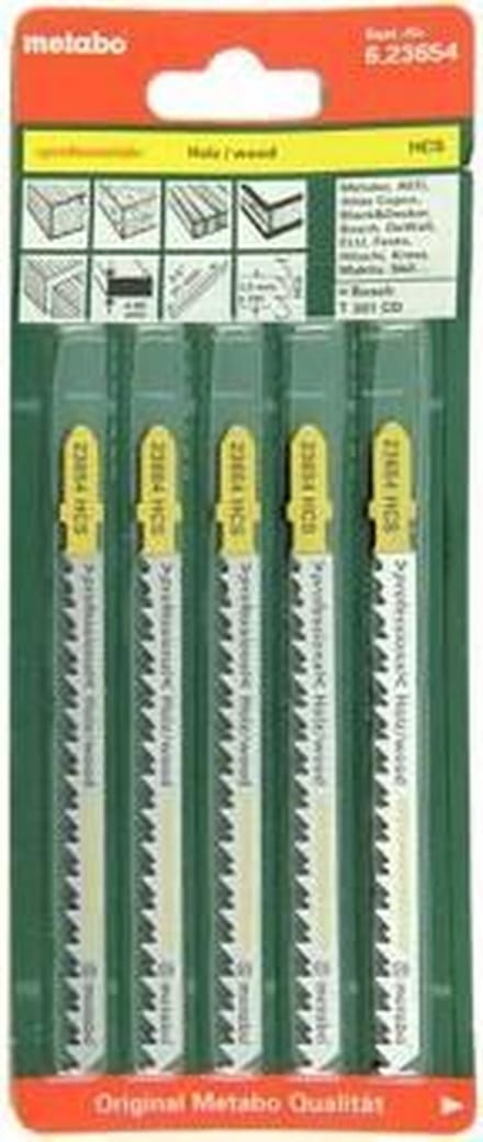 Decoupeerzaagblad SS 1,2mm 5  stuks