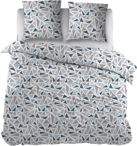 Snoozing Amber Dekbedovertrek - Eenpersoons - 140x200/220 cm - Blauw