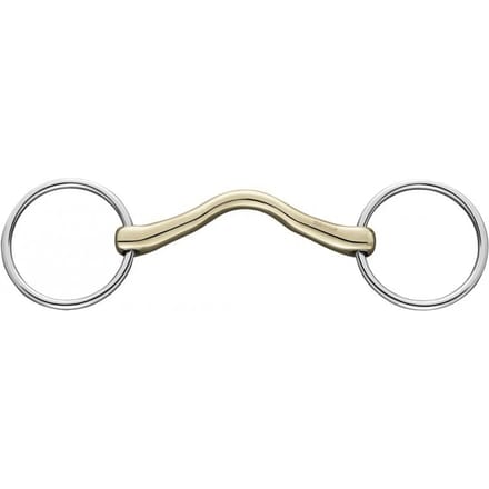 Recht 2-rings bit voor paarden Sprenger Sensogan