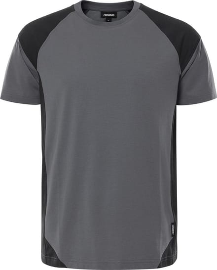 Fristads Heavy T-shirt 7046 GTM - Grijs/Zwart - M