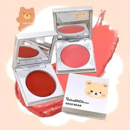 Gege Bear - BUY 3 GET 40% OFF - Velvet Tipsy Lip & Cheek Mud - 4-6 #06 Ebony Coco