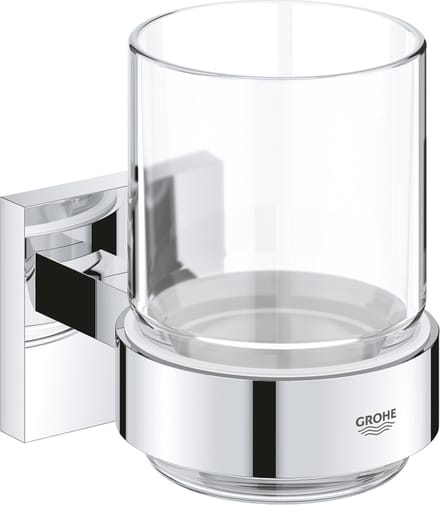 GROHE Start Cube Glas met houder - chroom 41097000