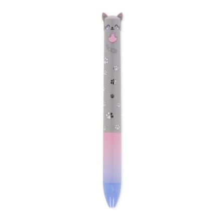 Legami click & clack 2 kleuren balpen - kitty