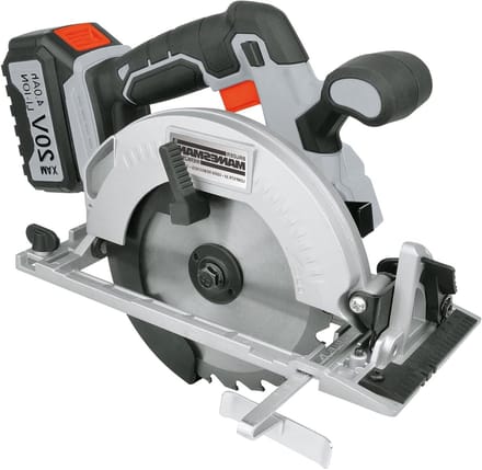 Cirkelzaag - Accu zaag - Hout zagen - One for all - 20 Volt - Grijs