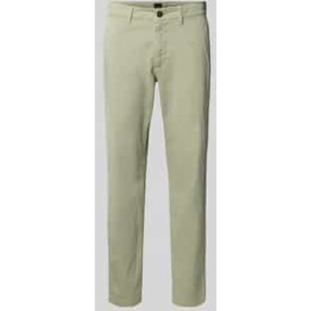 Regular fit chino van katoenmix