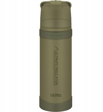 Thermos Khaki 0,5L - Outdoor, Extreem Weer, RVS