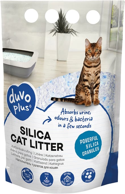 Kattenbakvulling Silica Premium - 5 Liter absorberende premium kattenbakvulling