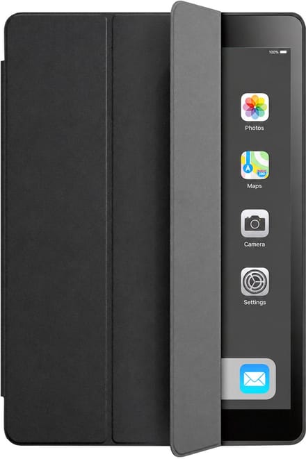 Eiger, Magnetische Folio Hoes geschikt voor Galaxy Tab A9 met Stylushouder, Zwart