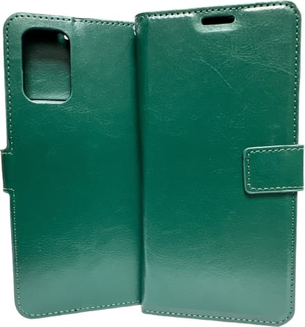 Portemonnee Book Case Hoesje Geschikt voor: Samsung Galaxy S20 Plus groen