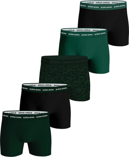 Björn Borg Cotton Stretch Boxershorts Heren (5-pack) - Maat S