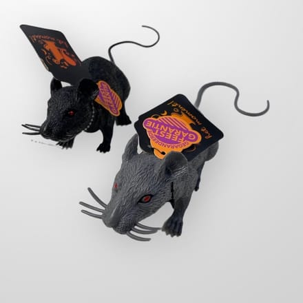 Rat kunststof groot - zwart of grijs
