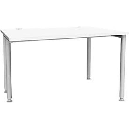 Schäfer Shop  Genius Bureautafel MODENA FLEX, breedte 1200 mm, aan een zijde ingekort, wit