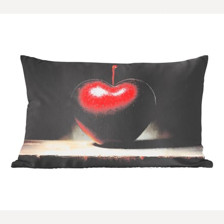 Sierkussens - Kussentjes Woonkamer - 60x40 cm - Apple - Hart - Rood