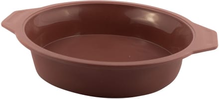 Point-Virgule ronde taartvorm uit platinum silicone silicone Vintage Maroon 24cm