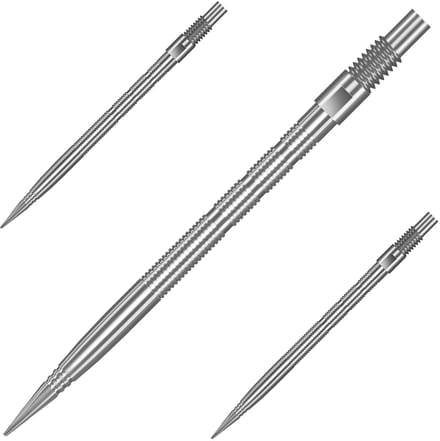 Micro Grip Quick Points - Silver - Harrows
