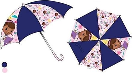 de Speelgoeddokter Paraplu - 65 centimeter - Doc McStuffins - Kinderparaplu - Blauw