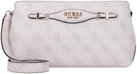 GUESS Schoudertas Katya Crossbody Top Zip Rose Water Logo Roze