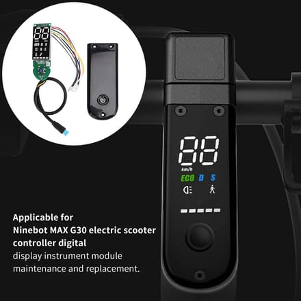 Platinum Ninebot Elektrische Scooter - Bt Digitale Display Dashboard met Display Cover voor Ninebot G30
