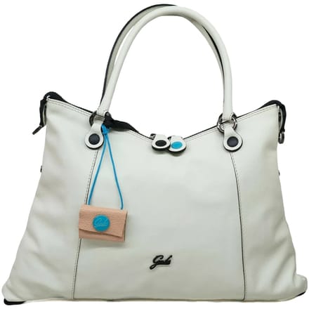 Gabs Leren handtas schoudertas Thamara Hand Bag Avorio wit