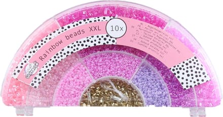 Craft Universe Kralenset Regenboog Meisjes Roze/paars/goud
