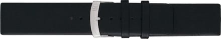Morellato PMX019LARGE IG horlogebandje - Leer - Zwart - 20 mm