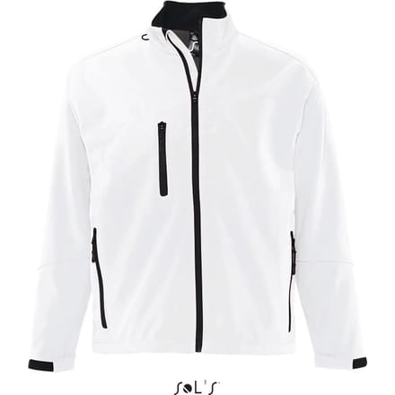 SOL'S Men´s Softshell Jacket Relax L866 - White - L