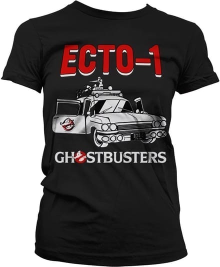 Ghostbusters Dames Tshirt -L- Ecto-1 Zwart