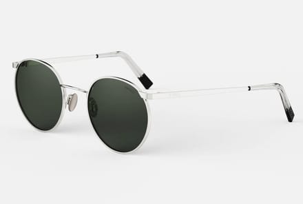 Randolph zonnebril P3043, 23K White Gold Skytec Polarized AGX, 51MM