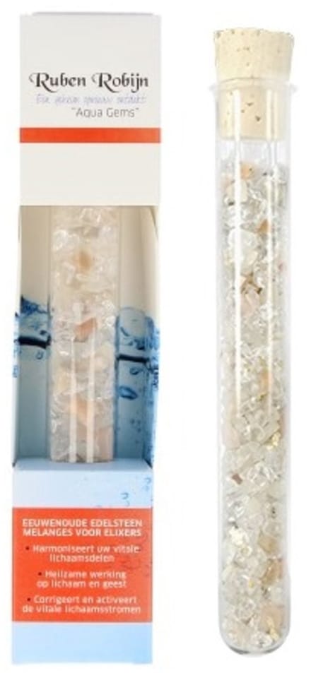 Intuïtie & Waarneming large Aqua Gems edelsteenwand