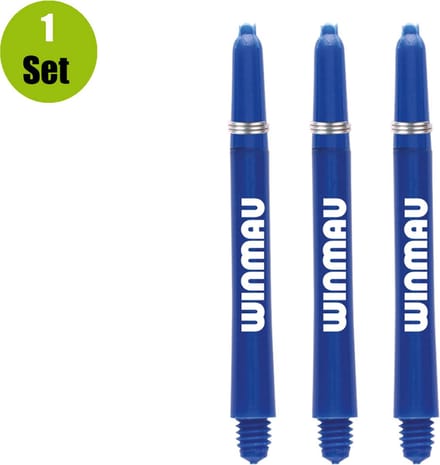 Winmau Dart Shafts Nylon Signature - Blauw - Short - (1 Set)