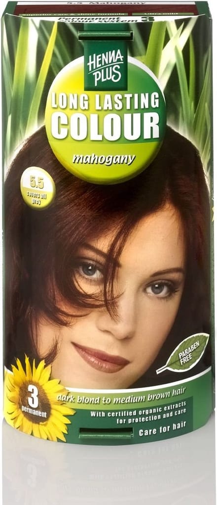Hennaplus Long Lasting Colour 5.5 Mahogany - Haarverf