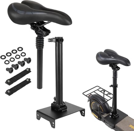 Zitkussen Scooter - Scooter Zadel - Comfortabel Rijden - Schokdempend Ontwerp - 51-63 cm Verstelbaar - Medium