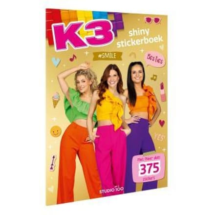 Studio 100 K3 Shiny Stickerboek Educatieve boeken (spelletjes en raadsels)