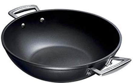 Wok Pan met 2 Hulp Handvatten, 32 cm