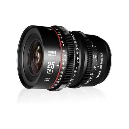Meike Super 35 Prime cinema-objectief 25mm T2.1  Canon EF