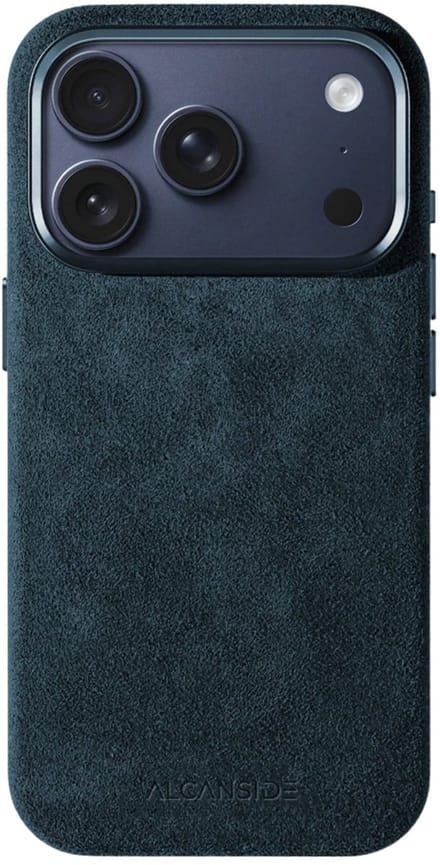 iPhone Alcantara Case - Navy Blue