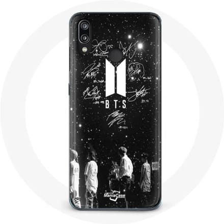 Coque - BTS - Huawei P20 Lite - Souple - Noir - Membres BTS
