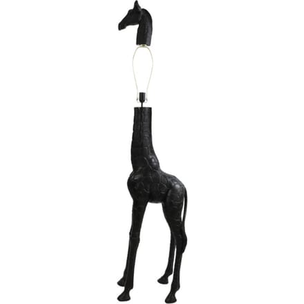 Light & Living Vloerlamp Giraffe 184cm - Zwart (excl. kap)