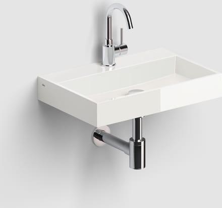 Clou Mini Wash Me Plus fontein 48cm, zonder plug, mineral marmer