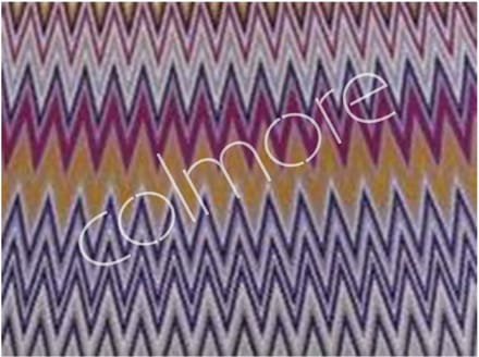 Colmore by Diga chevron visgraat zig zag motief deken paars lila 130 x 170