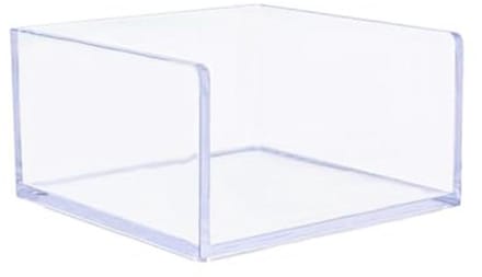 Acryl Sticky Note Houder - Transparante Memo Dispenser voor Kantoor en Thuis