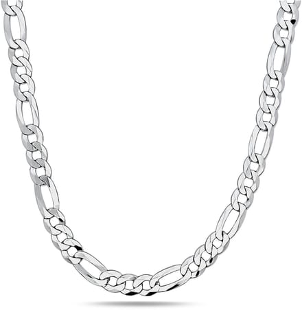 Juwelier Zwartevalk zilveren figaro schakel ketting - 25.156-8.0mm/60cm