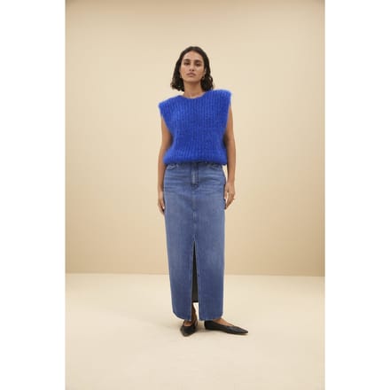 By-Bar Sis Denim Skirt Denim Größe: S | Maxiröcke Outlet | Damen | Blau