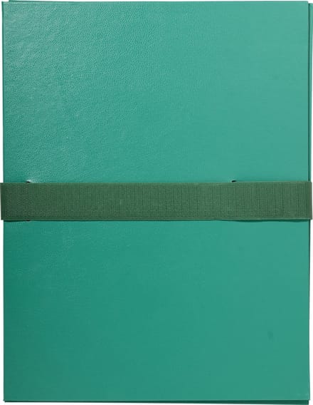 Exacompta 10x Map uitrekbare rug en klep in Balacron - 24x32 cm - Groen - 623E