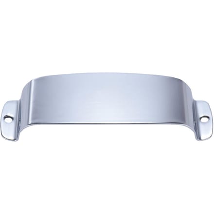 Protecteur de couvercle de micro en acier chromé, pour remplacement de pièce de guitare basse électrique Jazz Bass argenté