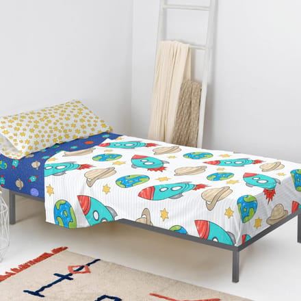 Kinderlakenset Space Rocket | Mr Fox