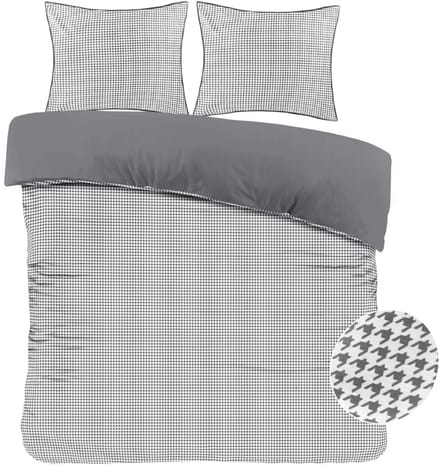 Papillon Joep Dekbedovertrek - Lits-jumeaux - 240x200/220 cm - antraciet