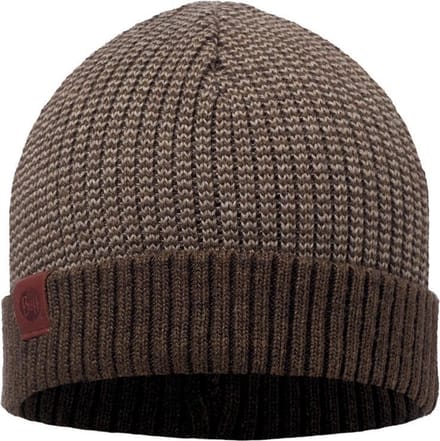 KNITTED HAT BUFF - DEE BROWN